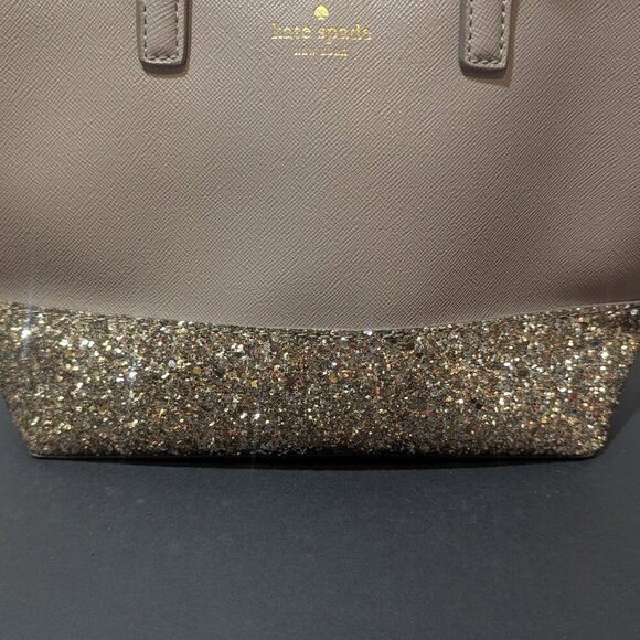 Kate Spade New York Ina Greta Court Glitter Bag NWOT - missing crossbody strap - Picture 3 of 11